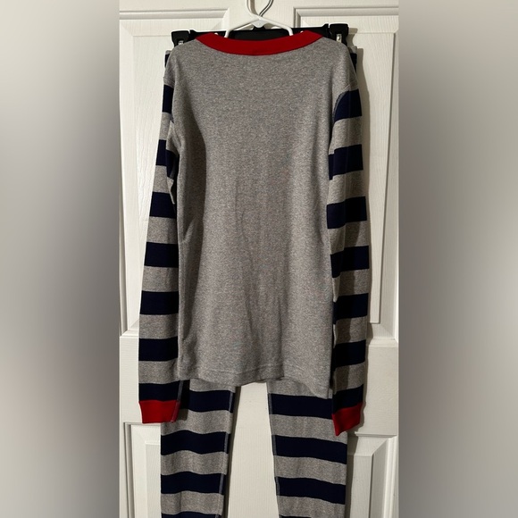NWT HANNA ANDERSSON 14 160 Org Cotton Long Johns Winter Gnome Striped Pajamas - Picture 6 of 6